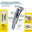 Heavy Duty 18 mm Snap-Off Utility Knife + 2 Blades