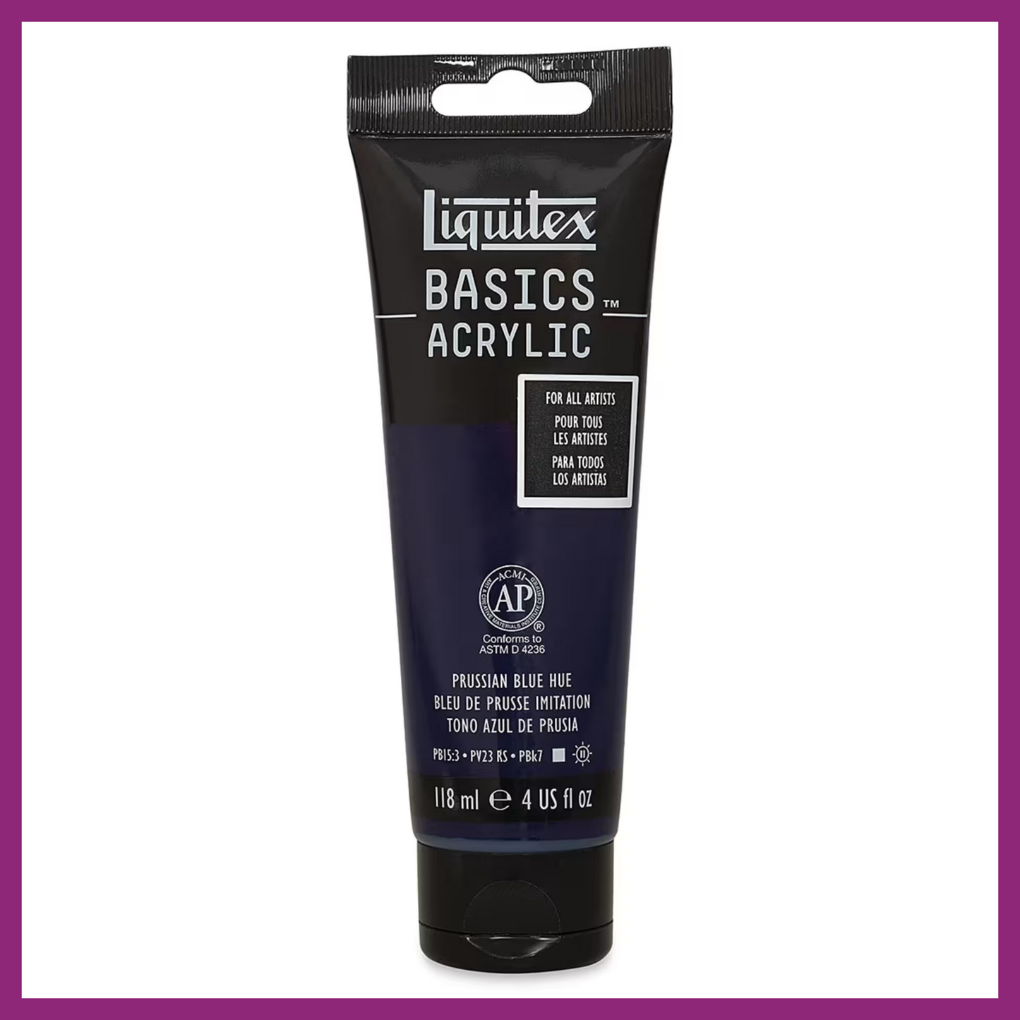 LIQUITEX BASICS ACRYLIC PAINT - 4oz/118ml