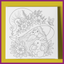GNOME WITH BABY BUNNY PREDRAWN CANVAS PANEL
