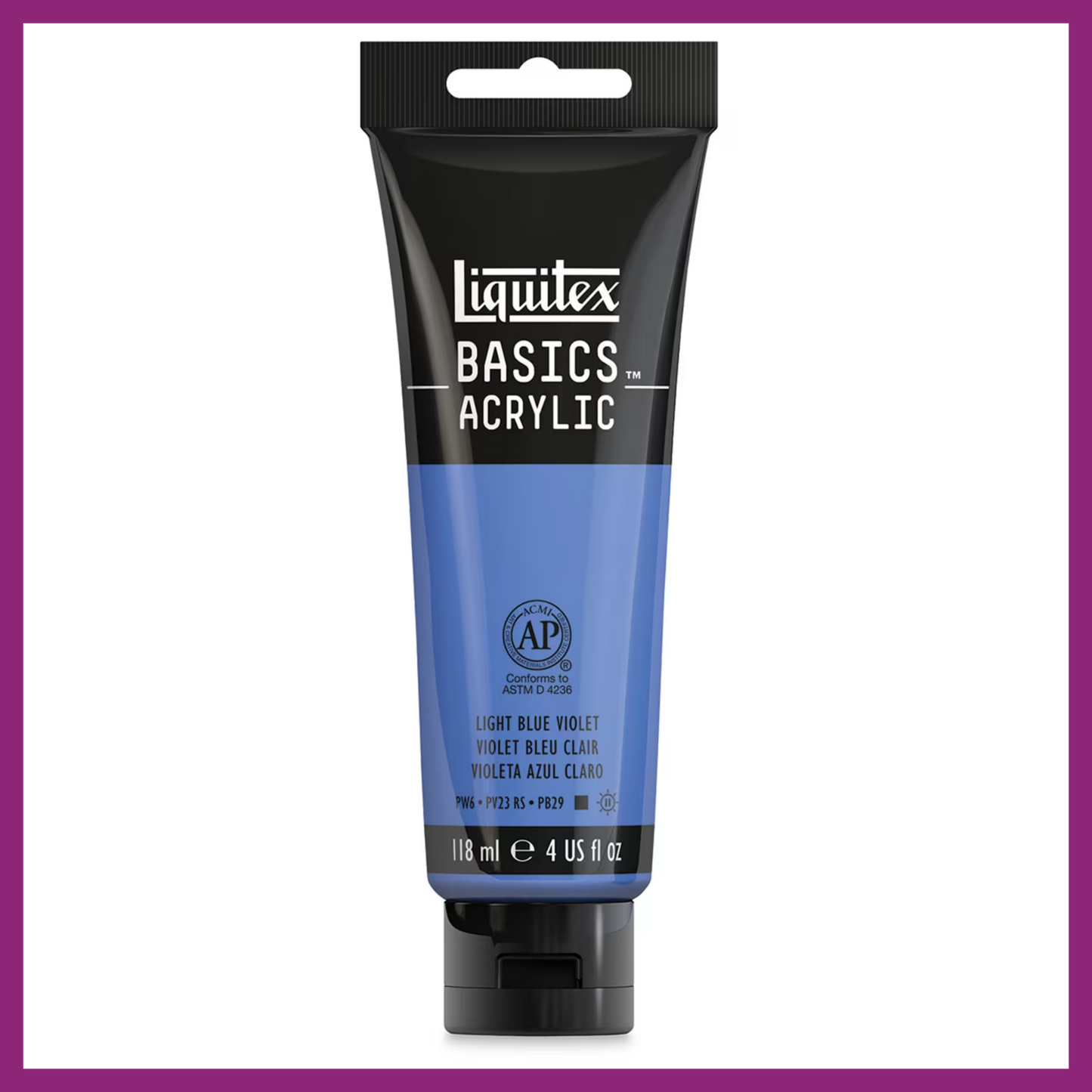 LIQUITEX BASICS ACRYLIC PAINT - 4oz/118ml