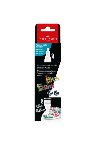 Shake & Paint Acrylic Markers 1 Ct White