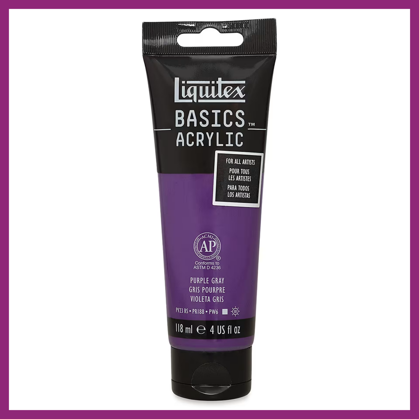 LIQUITEX BASICS ACRYLIC PAINT - 4oz/118ml