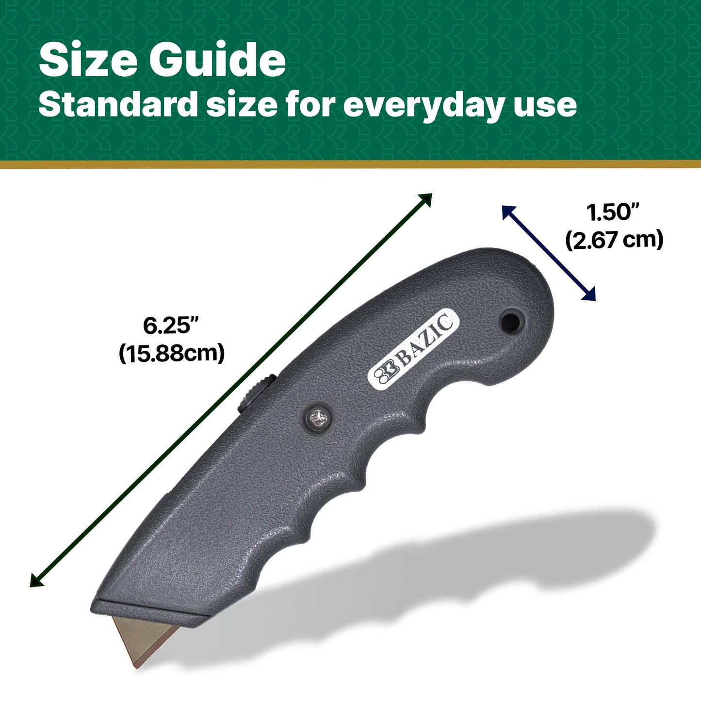 Lightweight Multipurpose Utility Knife, Retractable