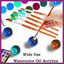 WATERCOLOR PAINTBRUSH SET OF 6 SQUIRREL HAIR BRUSHES