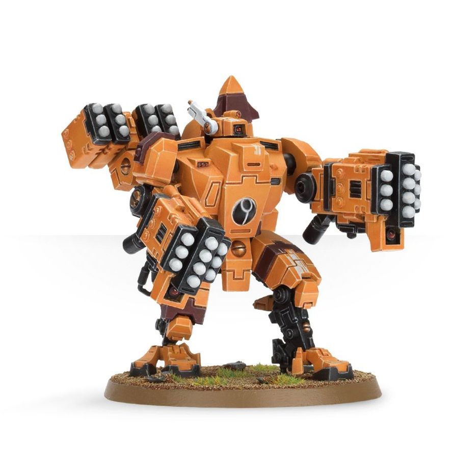 WARHAMMER 40,000: T'AU EMPIRE BROADSIDE BATTLESUIT, 3 MINIATURES/FIGURINES