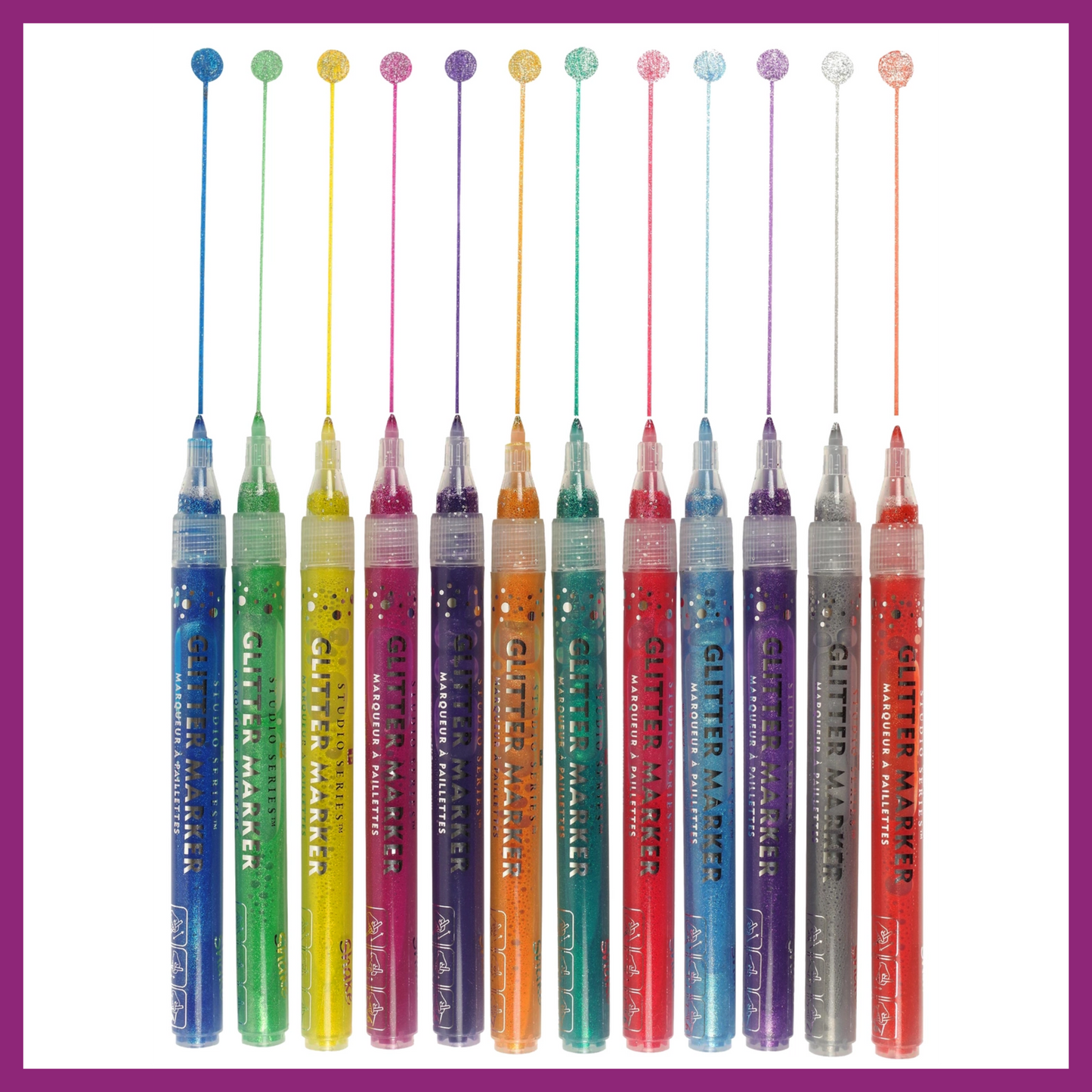 STUDIO SERIES GLITTER MARKERS