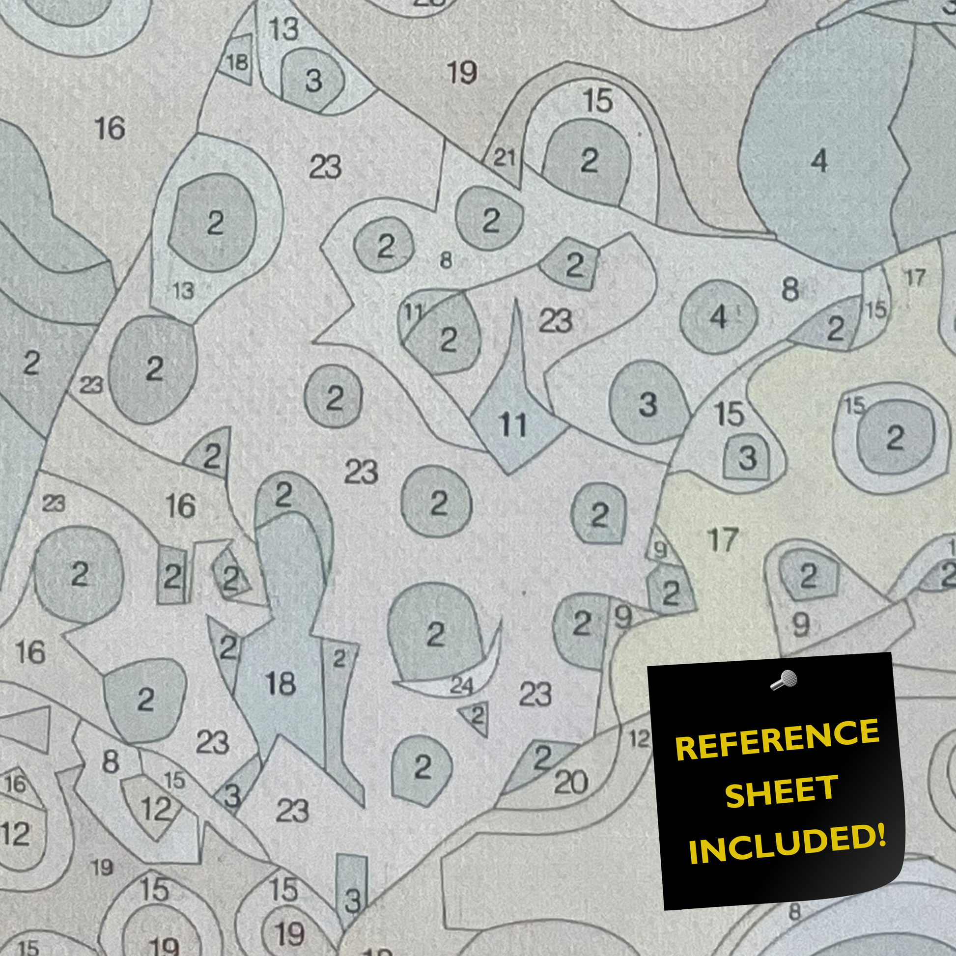 Detailed diagram with numbered parts and a 'reference sheet included' tag.