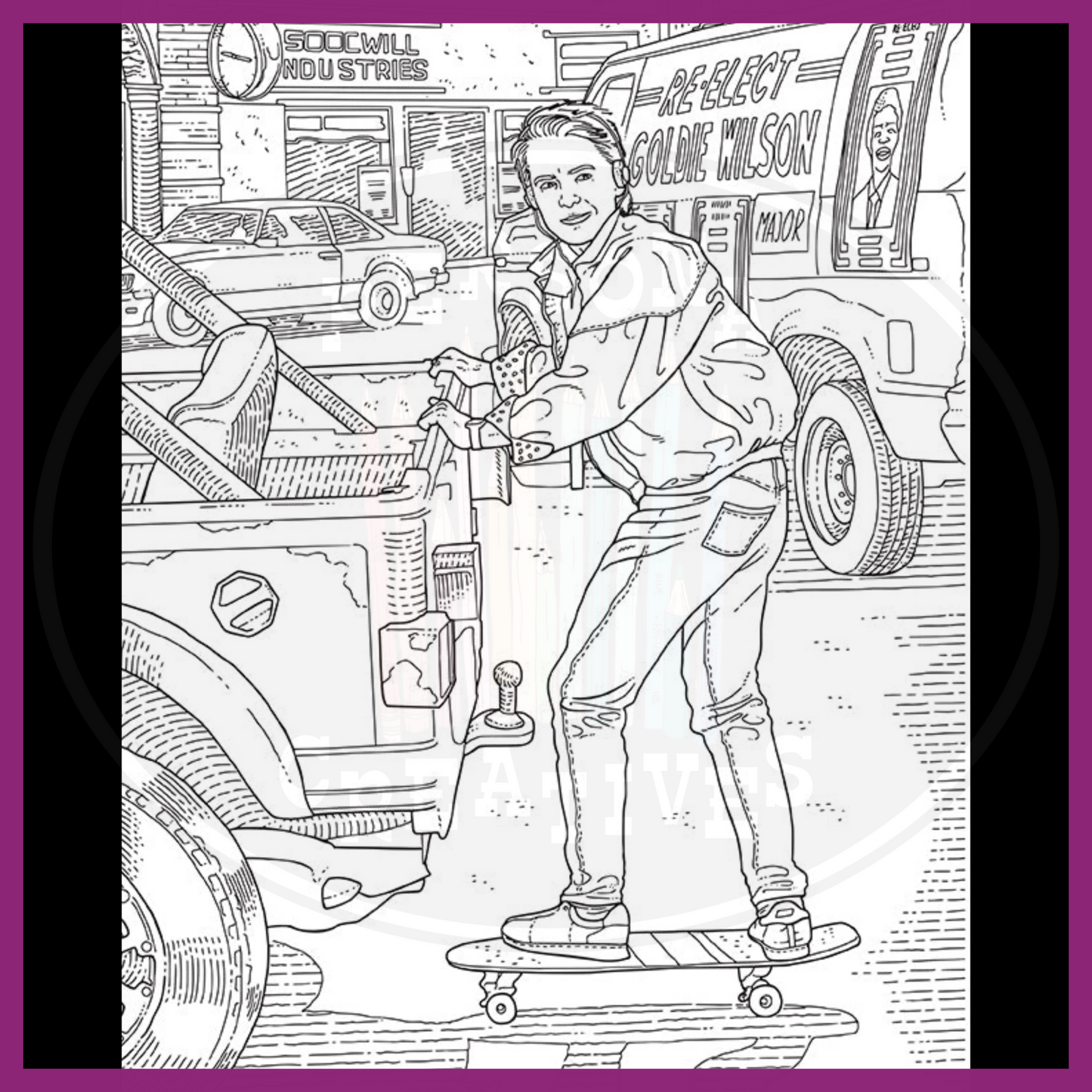 BACK TO THE FUTURE THE OFFICIAL COLORING BOOK