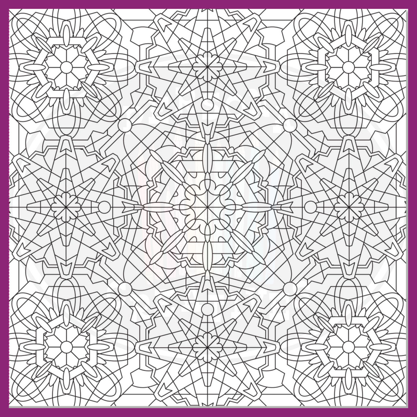 KALEIDOSCOPE DESIGNS COLORING BOOK