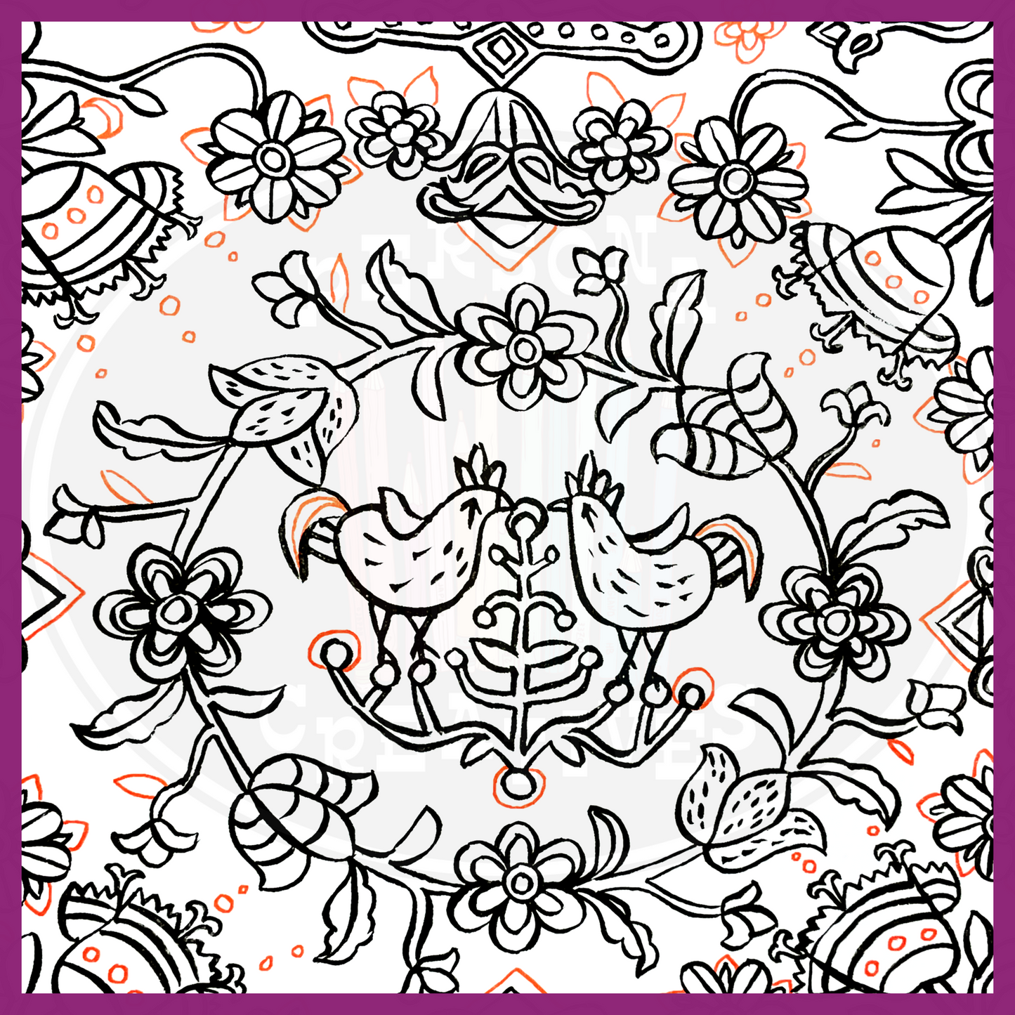 JOURNEY IN COLOR: SCANDINAVIAN DESIGNS COLORING BOOK