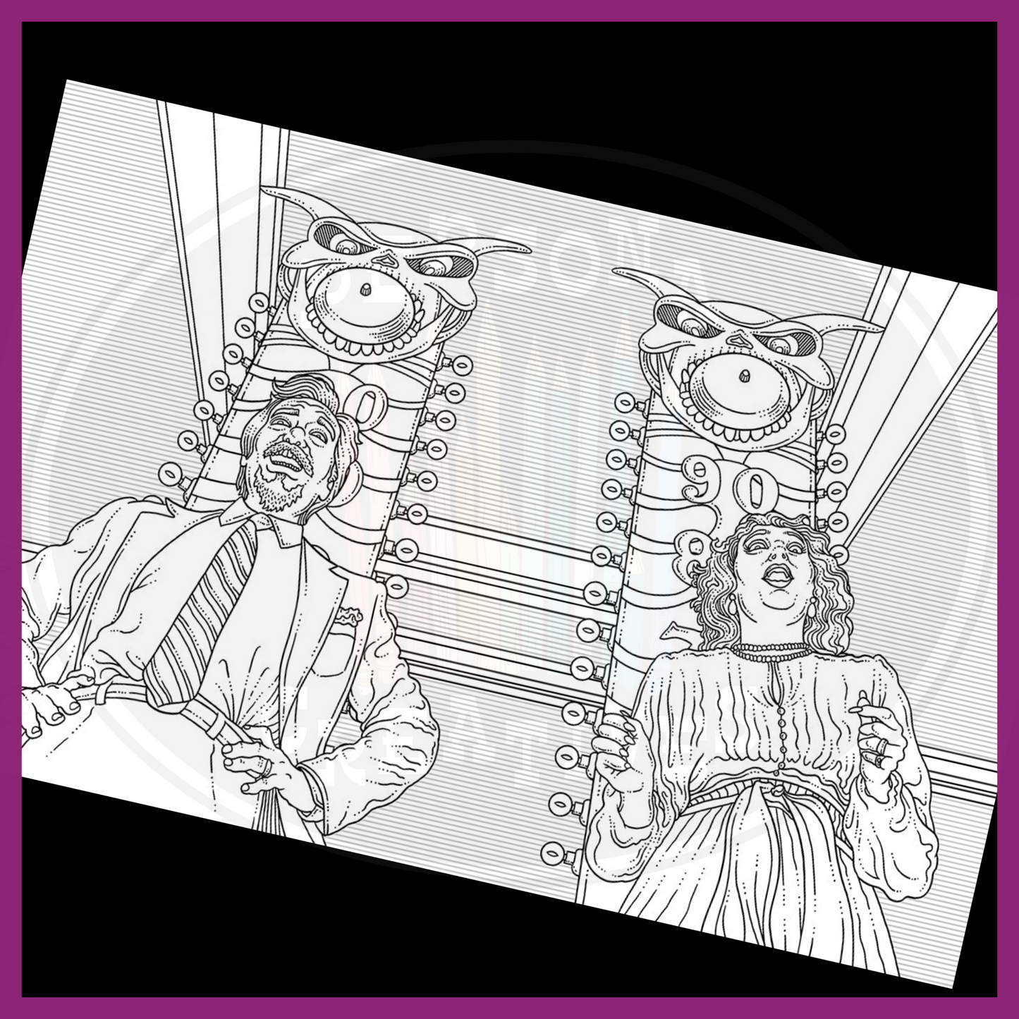 THE OFFICIAL BEETLEJUICE COLORING BOOK