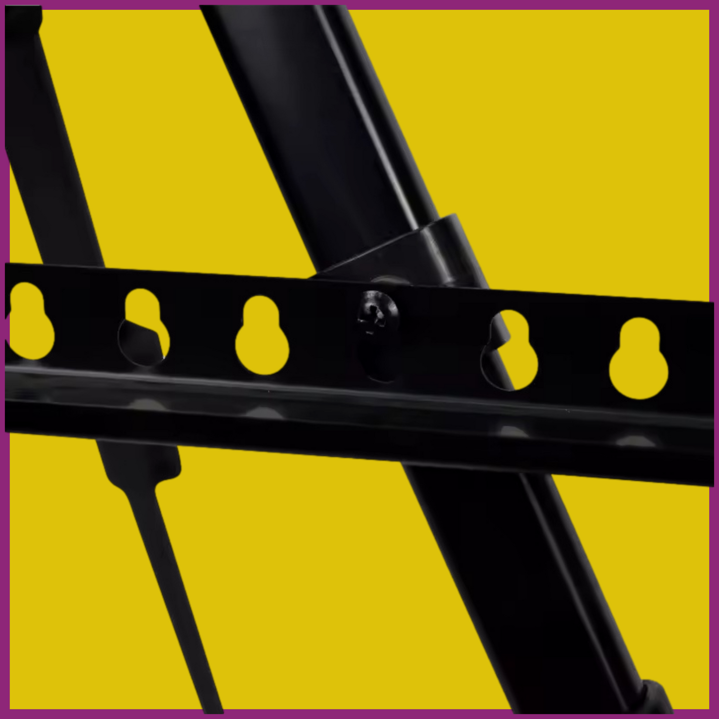 BLACK METAL TRAVEL EASEL - ADJUSTABLE FOR STANDING OR TABLETOP