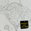 Closeup of paint by number canvas showing canvas texture and numbers with "refererence sheet included" sign.
