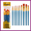 ARTIST'S BRUSHES VALUE PACK OF 10 - NYLON