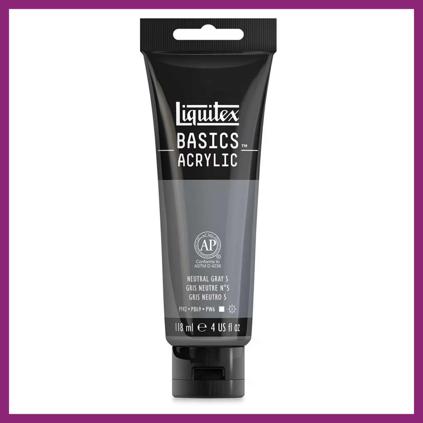 LIQUITEX BASICS ACRYLIC PAINT - 4oz/118ml