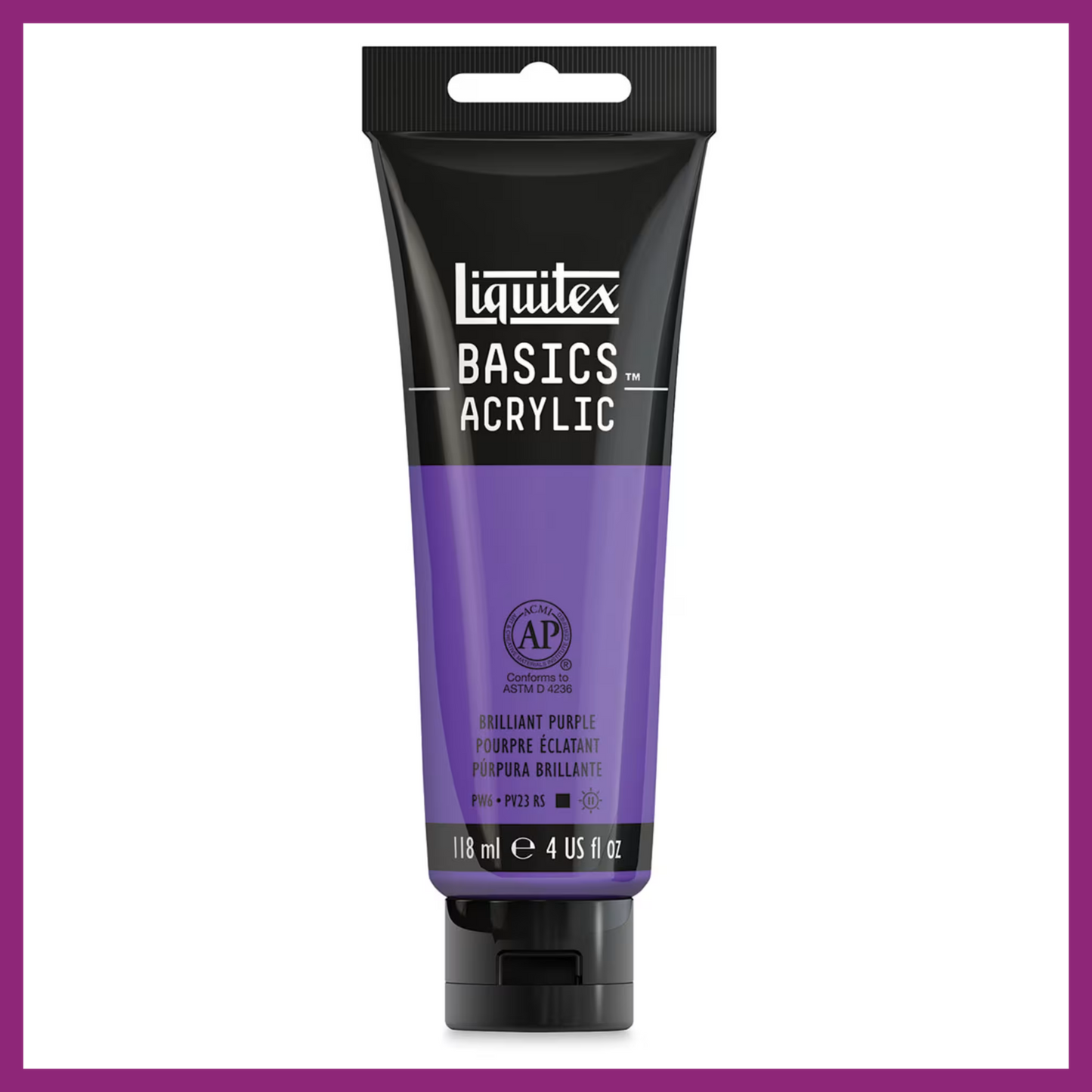 LIQUITEX BASICS ACRYLIC PAINT - 4oz/118ml