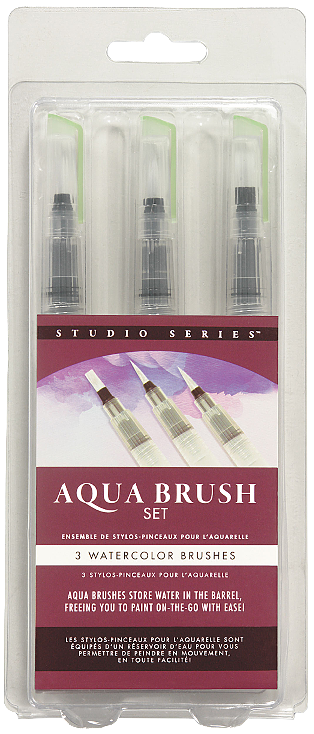Studio Series Aqua Brushes (Set of 3)
