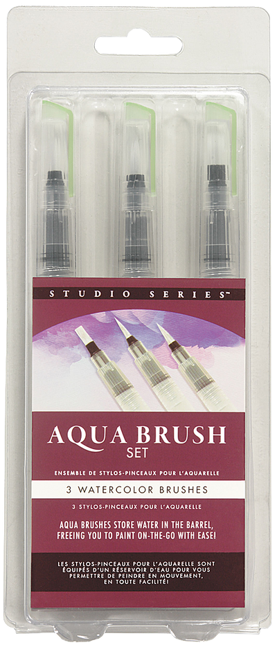 Studio Series Aqua Brushes (Set of 3)