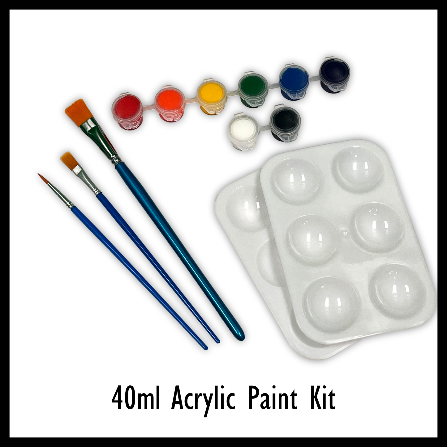 PREDRAWN CANVAS PANEL PAINT KIT - GIRL WRITING LOVE LETTER