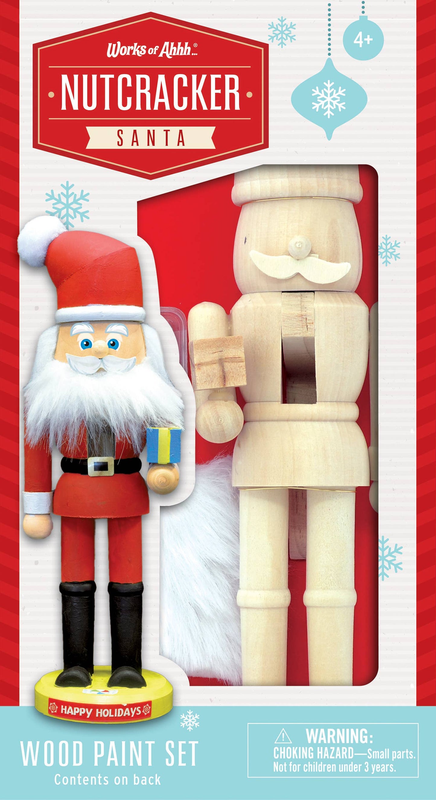 Nutcracker Santa Wood Paint Set