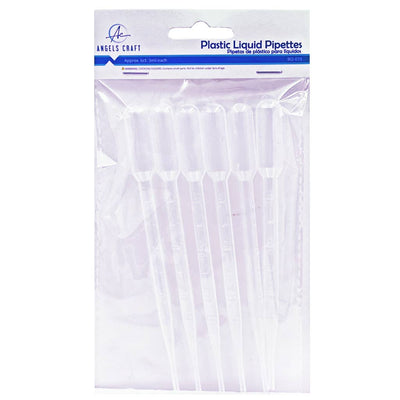 Plastic Liquid Pipettes, 3ml/each 6ct