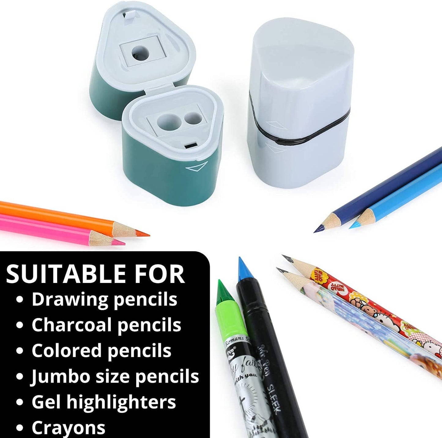 Mr. Pen Colored Pencil Sharpener 3 in 1