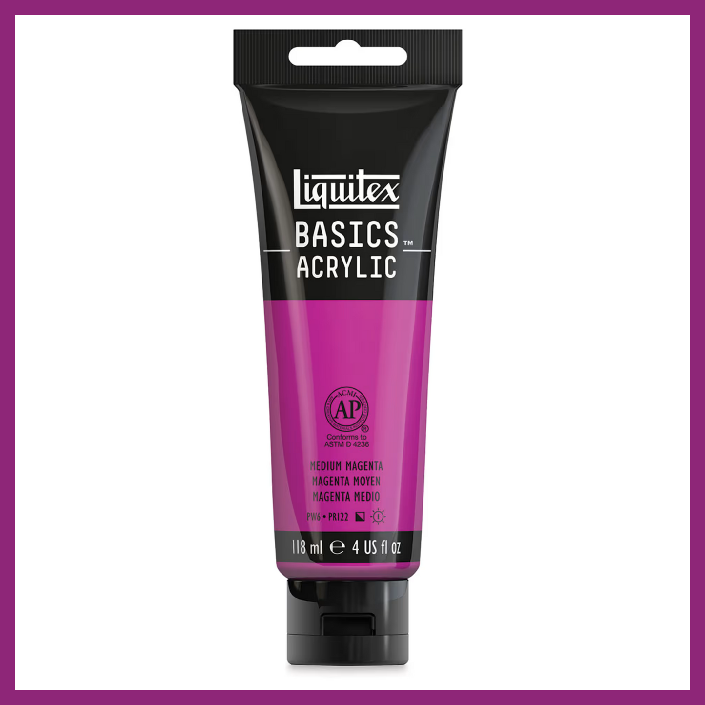 LIQUITEX BASICS ACRYLIC PAINT - 4oz/118ml