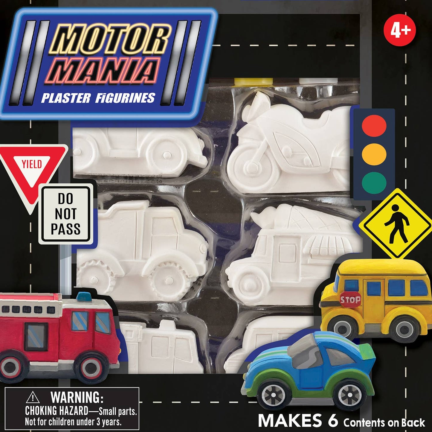 Motor Mania - Plaster Figurine Paint Set