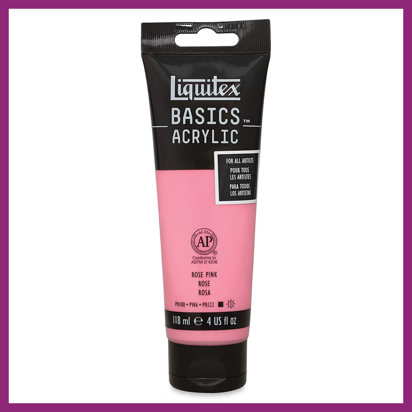 LIQUITEX BASICS ACRYLIC PAINT - 4oz/118ml