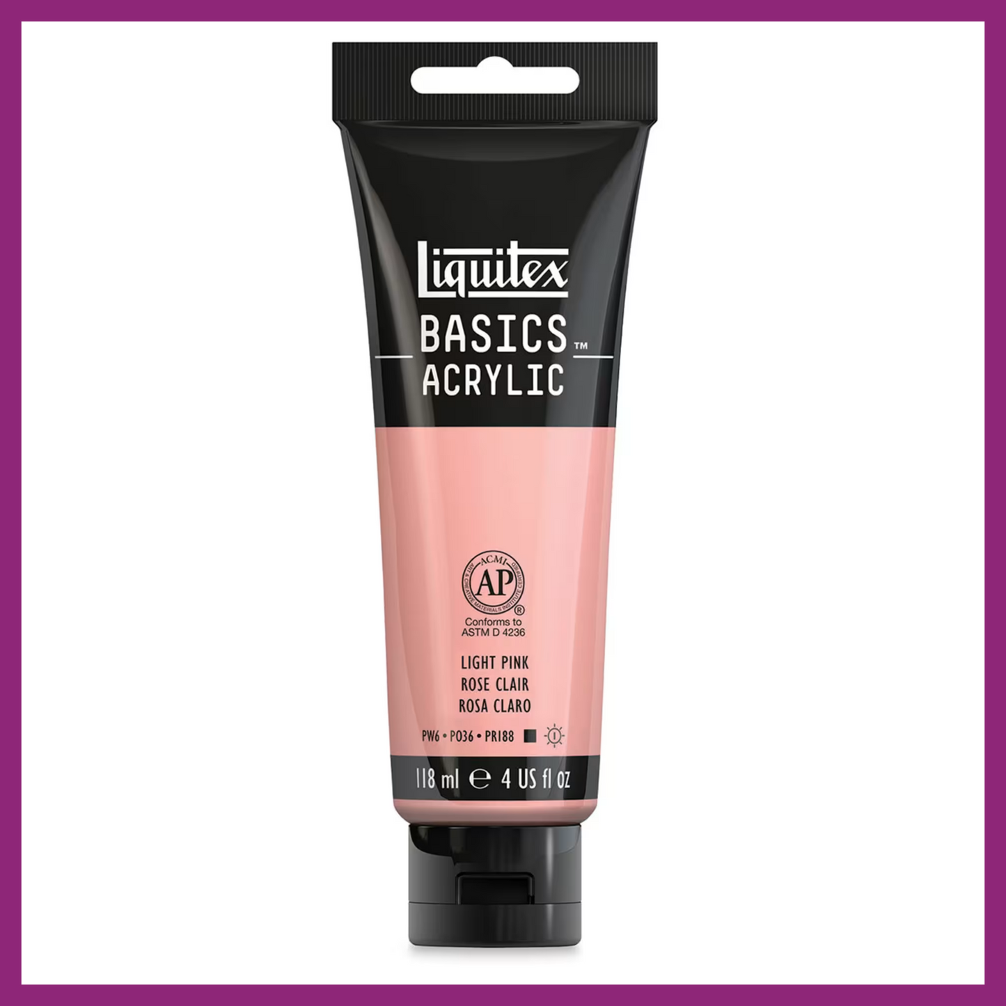LIQUITEX BASICS ACRYLIC PAINT - 4oz/118ml