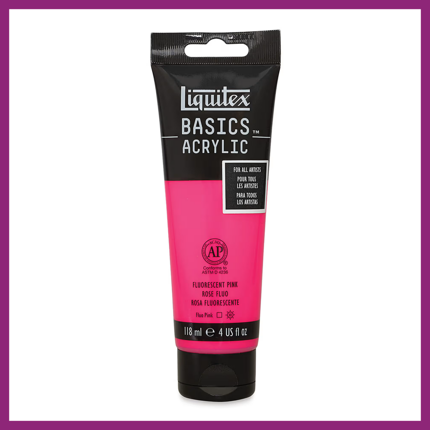 LIQUITEX BASICS ACRYLIC PAINT - 4oz/118ml