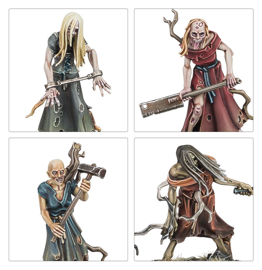WARHAMMER AGE OF SIGMAR: SOULBLIGHT GRAVELORDS DEADWALKER ZOMBIES 20 MINIATURES/FIGURINES