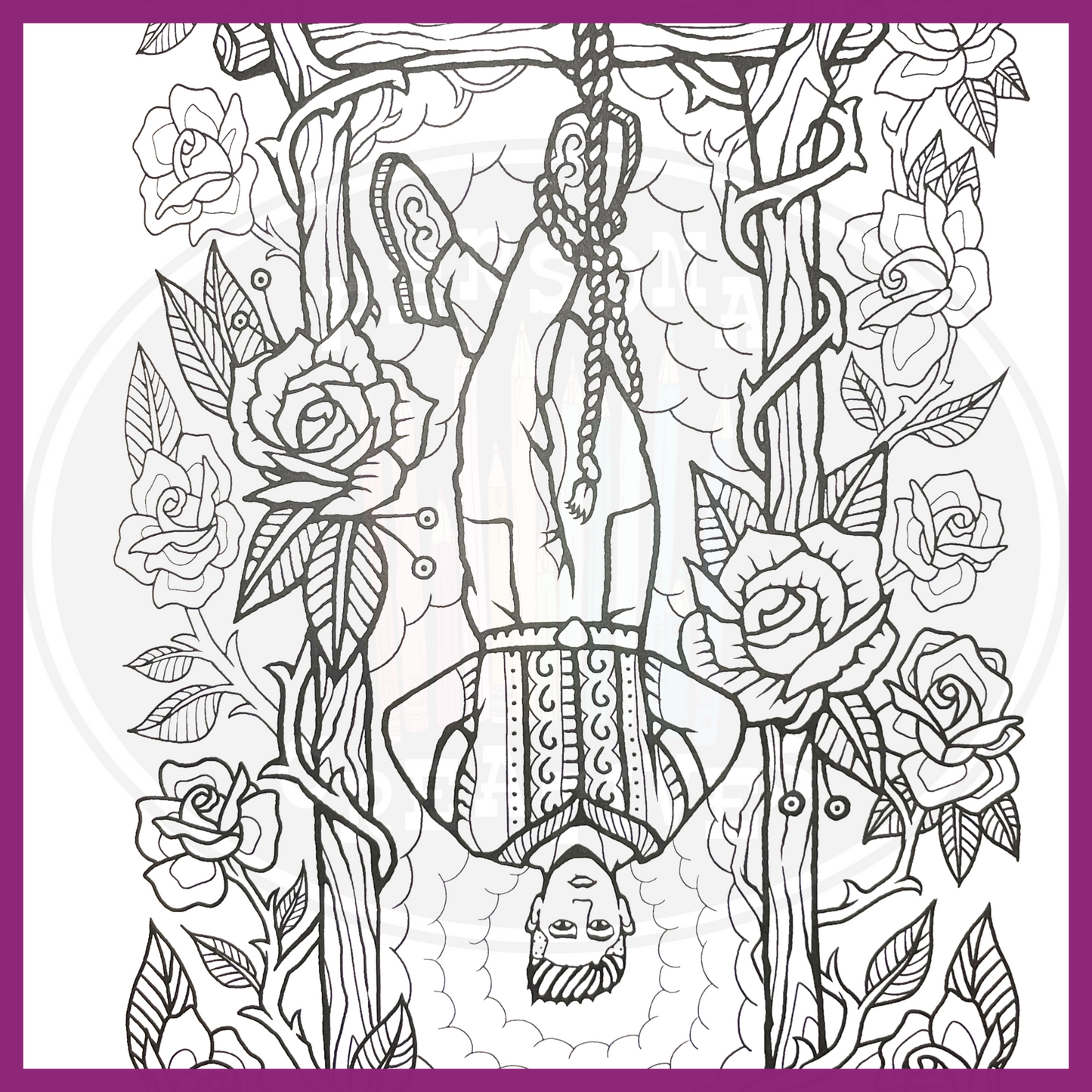 THE TAROT COLORING BOOK