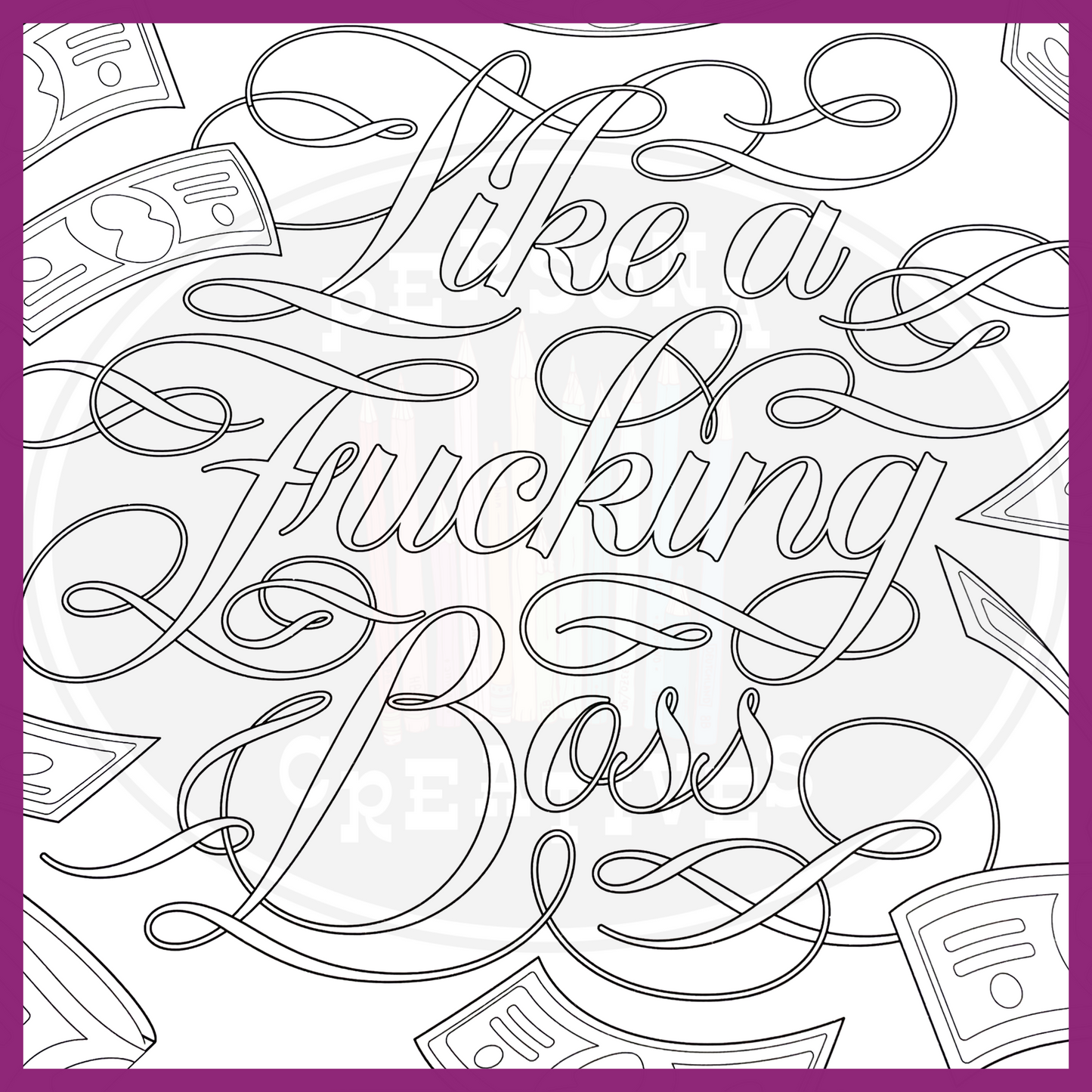 A F*CKING AWESOME COLORING BOOK WITH REMOVABLE PAGES