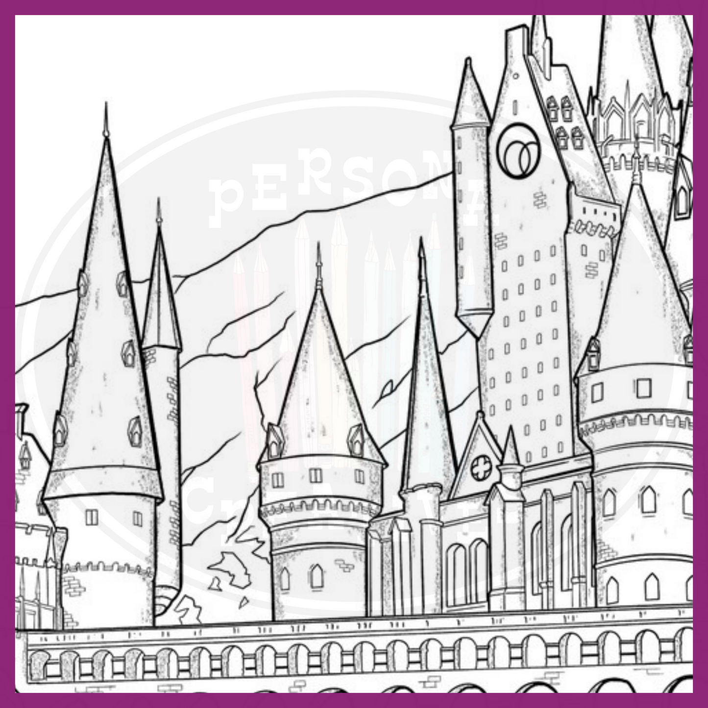 HARRY POTTER COLORING WIZARDRY COLORING BOOK