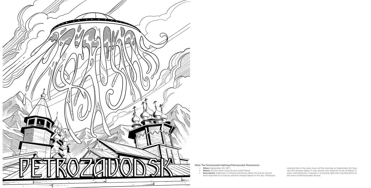 Alien Encounters Coloring Book