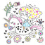 Easy and Fun Paint Magic with Water: Unicorns and Friends
