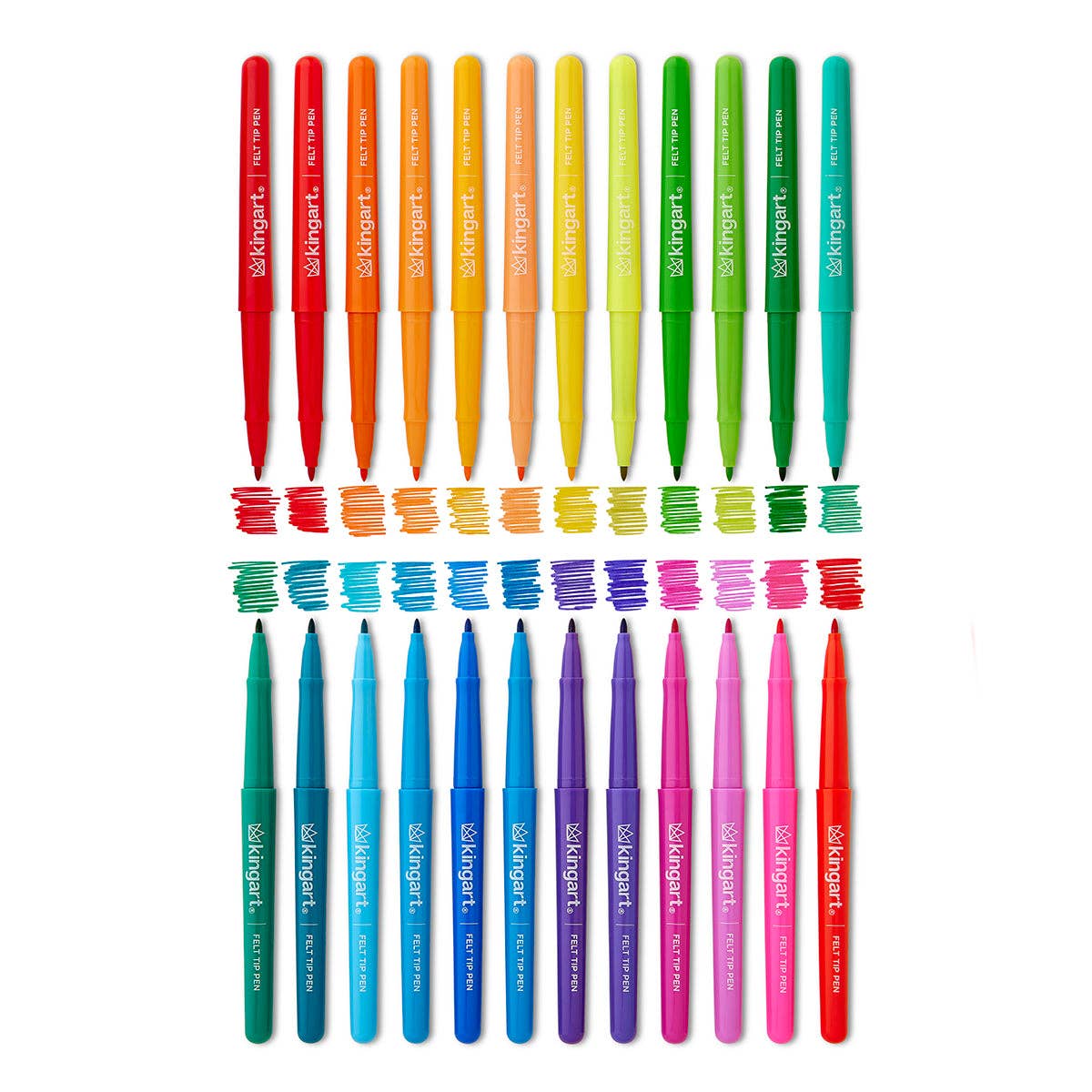 Felt Tip Pens 24 Colors