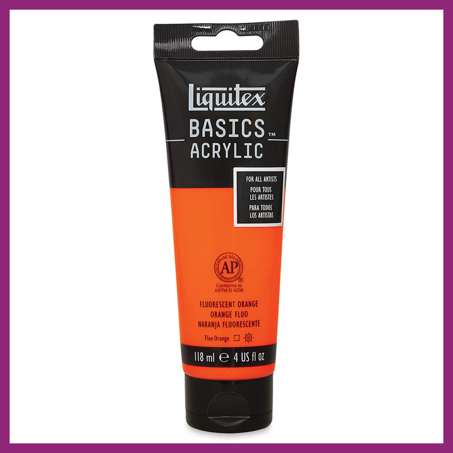 LIQUITEX BASICS ACRYLIC PAINT - 4oz/118ml