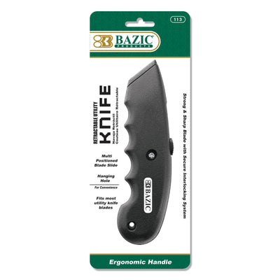Lightweight Multipurpose Utility Knife, Retractable