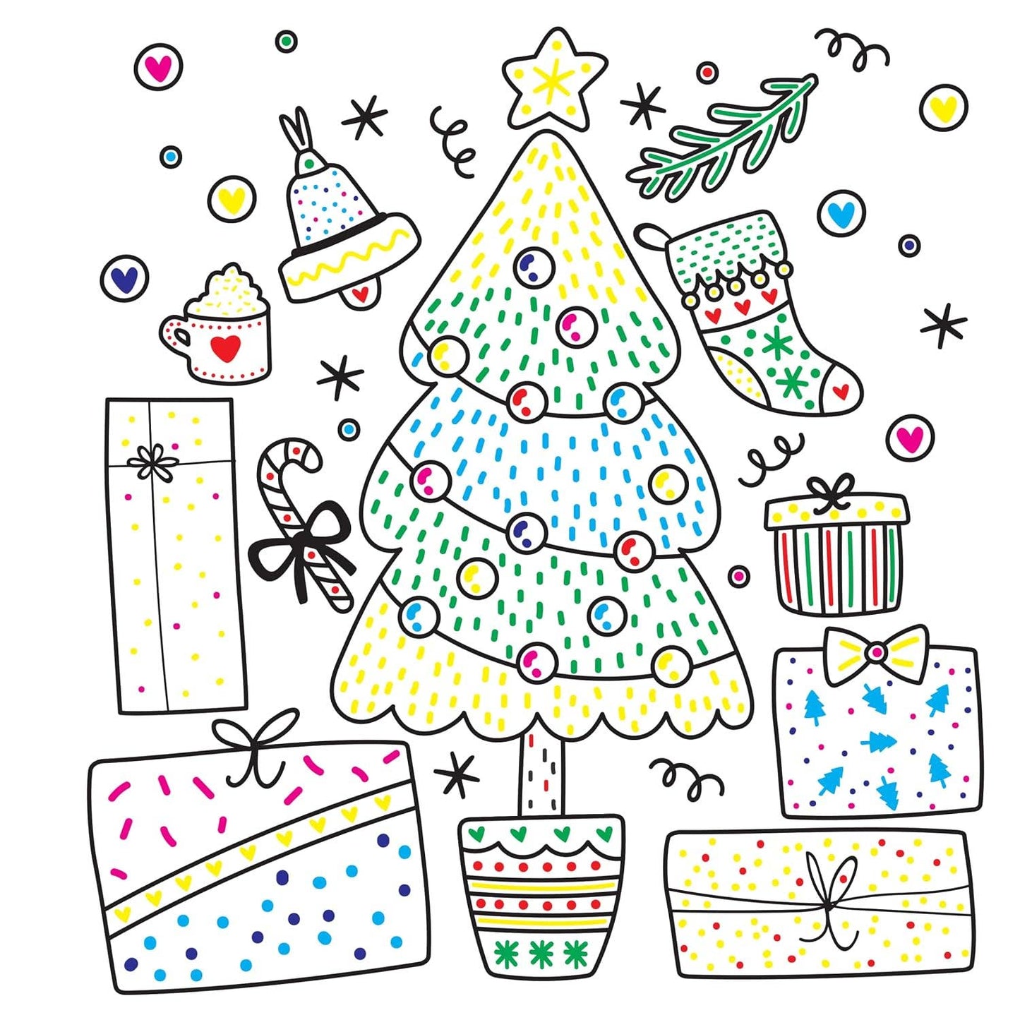 Easy and Fun Paint Magic with Water: Christmas