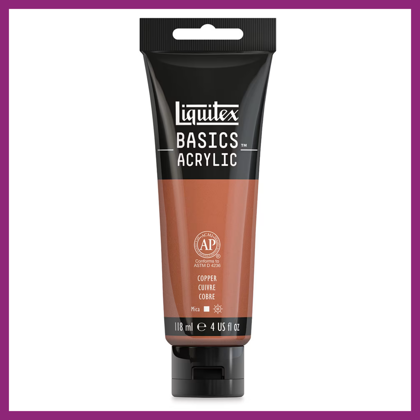 LIQUITEX BASICS ACRYLIC PAINT - 4oz/118ml