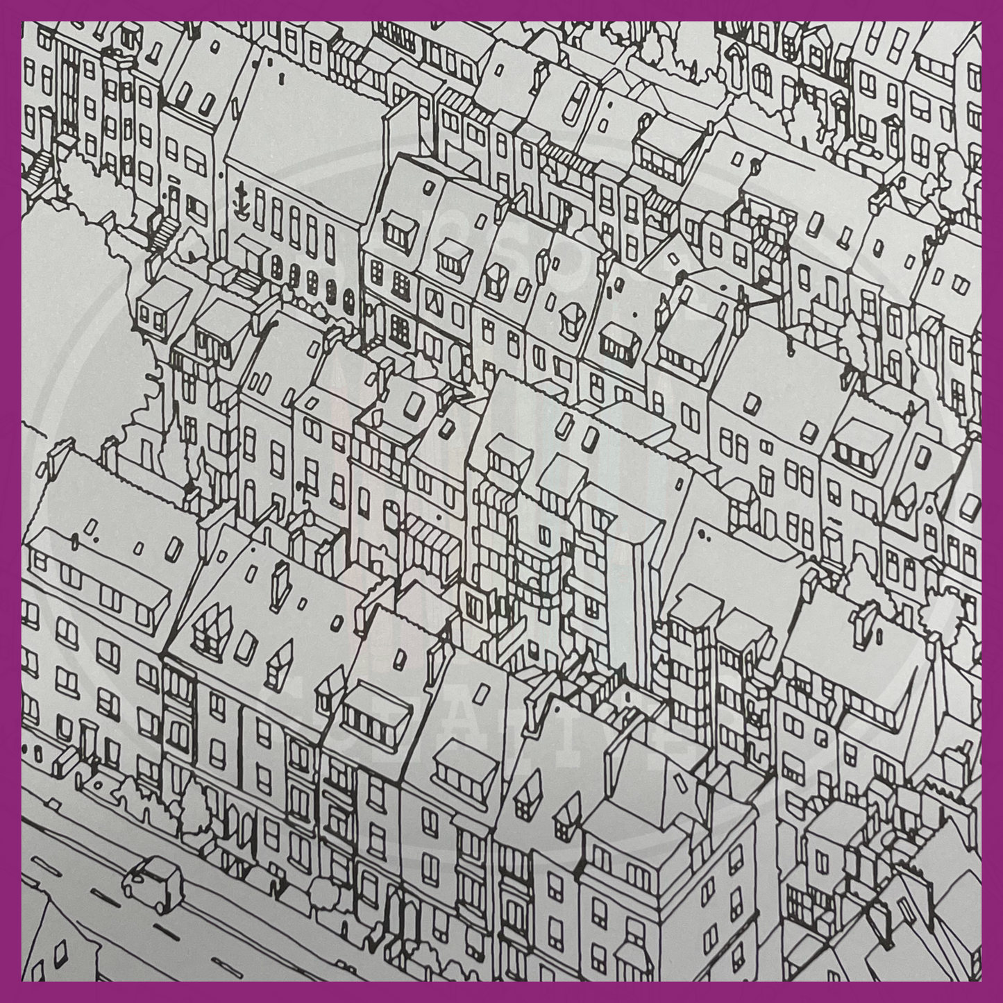 FANTASTIC CITIES: A COLORING BOOK OF AMAZING PLACES REAL AND IMAGINED