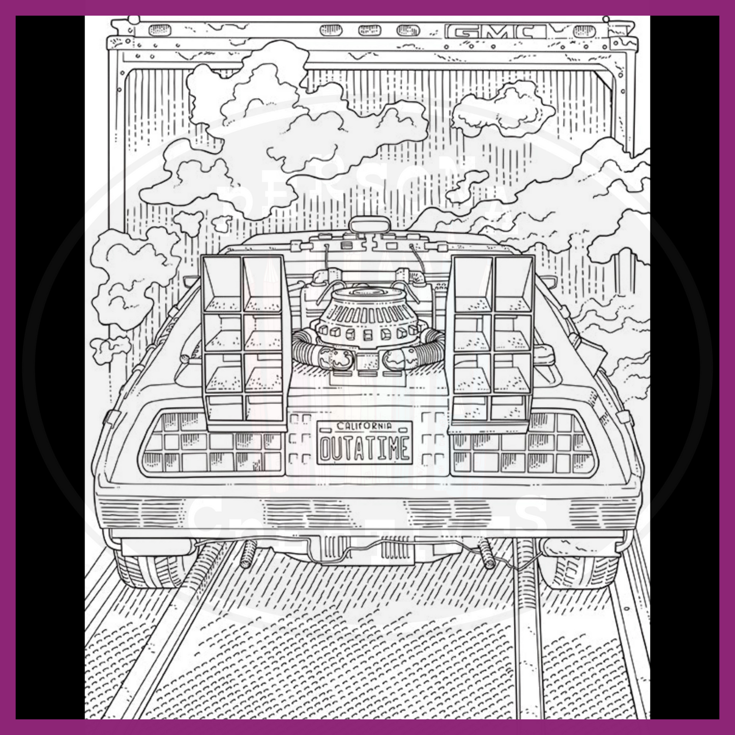 BACK TO THE FUTURE THE OFFICIAL COLORING BOOK