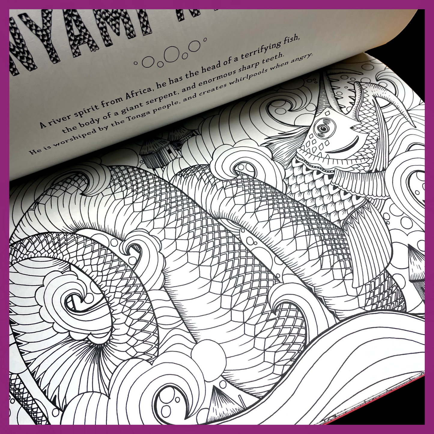 MYTH WORLD COLORING BOOK: FANTASTICAL BEASTS TO COLOR AND EXPLORE