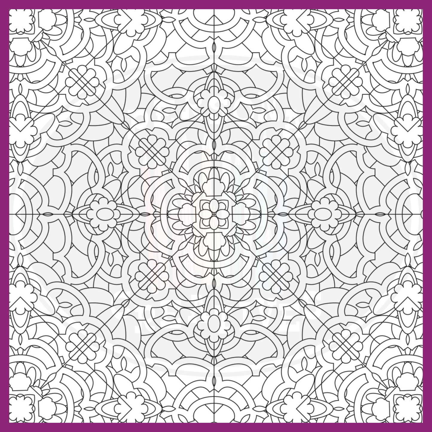 KALEIDOSCOPE DESIGNS COLORING BOOK