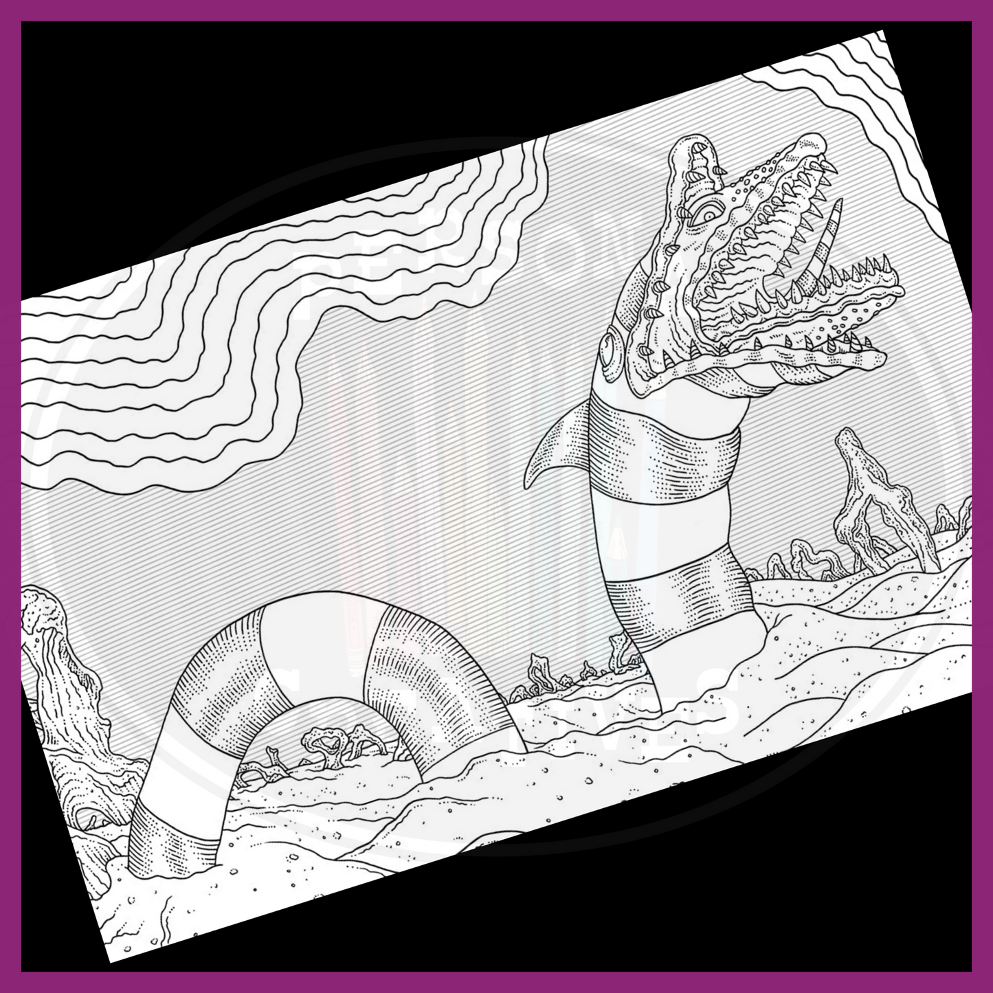 THE OFFICIAL BEETLEJUICE COLORING BOOK