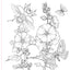 Goth Garden Adult Coloring Book