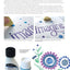 Just Add Watercolor Happy Thoughts - Easy Beginner Guide Workbook