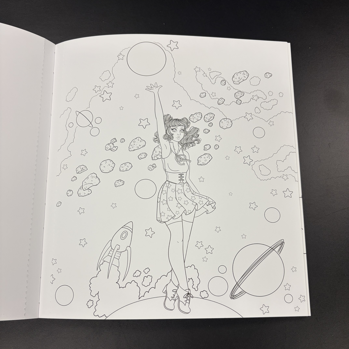 Galaxy Gals Alcohol Marker Coloring Book Of Heroines
